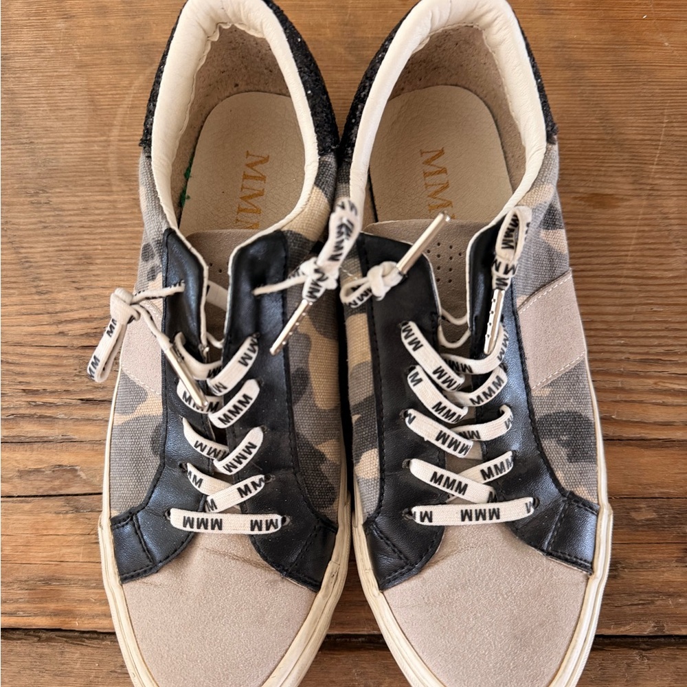 MMM Camouflage Sneakers with Black Accents